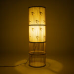 GLOBOSTAR® FALKLAND 02307 Boho Επιδαπέδιο Φωτιστικό με Ντουί 1 x E27 AC 220-240V IP20 - Μπεζ - Μ30 x Π30 x Υ100cm - Image 3