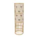 GLOBOSTAR® FALKLAND 02307 Boho Επιδαπέδιο Φωτιστικό με Ντουί 1 x E27 AC 220-240V IP20 - Μπεζ - Μ30 x Π30 x Υ100cm - Image 4