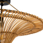 GLOBOSTAR® PALERMO 02308 Boho Φωτιστικό Οροφής με Ντουί 1 x E27 AC 220-240V IP20 - Καφέ - Μ60 x Π60 x Υ36cm - Image 6