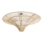 GLOBOSTAR® PALERMO 02309 Boho Φωτιστικό Οροφής με Ντουί 1 x E27 AC 220-240V IP20 - Μπεζ - Μ150 x Π150 x Υ78cm - Image 5