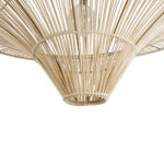 GLOBOSTAR® PALERMO 02309 Boho Φωτιστικό Οροφής με Ντουί 1 x E27 AC 220-240V IP20 - Μπεζ - Μ150 x Π150 x Υ78cm - Image 6