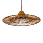 GLOBOSTAR® PALERMO 02310 Boho Κρεμαστό Φωτιστικό Οροφής με Ντουί 1 x E27 AC 220-240V IP20 - Καφέ - Μ60 x Π60 x Υ18cm - Image 6