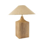 GLOBOSTAR® LAFRONTERA 02313 Boho Επιτραπέζιο Φωτιστικό Πορτατίφ με Ντουί 1 x E27 AC 220-240V IP20 - Μπεζ - Μ50 x Μ50 x Υ60cm - Image 3