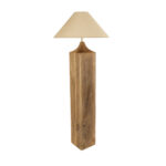GLOBOSTAR® LAFRONTERA 02314 Boho Επιδαπέδιο Φωτιστικό με Ντουί 1 x E27 AC 220-240V IP20 - Καφέ & Μπεζ - Μ55 x Π55 x Υ140cm - Image 4