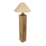 GLOBOSTAR® LAFRONTERA 02314 Boho Επιδαπέδιο Φωτιστικό με Ντουί 1 x E27 AC 220-240V IP20 - Καφέ & Μπεζ - Μ55 x Π55 x Υ140cm - Image 5