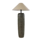 GLOBOSTAR® OLIANA 02315 Boho Επιδαπέδιο Φωτιστικό με Ντουί 1 x E27 AC 220-240V IP20 - Γκρι & Μπεζ - Μ55 x Π55 x Υ110cm - Image 2