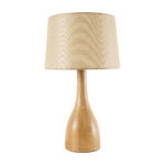 GLOBOSTAR® BERKBAY 02319 Boho Επιτραπέζιο Φωτιστικό Πορτατίφ με Ντουί 1 x E27 AC 220-240V IP20 - Μπεζ - Μ32 x Π32 x Υ55cm - Image 4