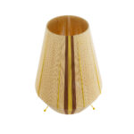GLOBOSTAR® SALERNO 02331 Boho Επιδαπέδιο Φωτιστικό με Ντουί 1 x E27 AC 220-240V IP20 - Μπεζ & Καφε - Μ50 x Π50 x Υ70cm - Image 3