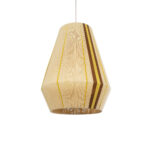 GLOBOSTAR® SALERNO 02334 Boho Κρεμαστό Φωτιστικό Οροφής με Ντουί 1 x E27 AC 220-240V IP20 - Μπεζ & Καφέ - Μ50 x Π50 x Υ60cm - Image 2