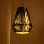 GLOBOSTAR® SALERNO 02335 Boho Κρεμαστό Φωτιστικό Οροφής με Ντουί 1 x E27 AC 220-240V IP20 - Λαδί & Μπεζ - Μ50 x Π50 x Υ60cm - Image 3