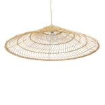 GLOBOSTAR® KAIA 02348 Boho Κρεμαστό Φωτιστικό Οροφής με Ντουί 1 x E27 AC 220-240V IP20 - Μπεζ - Μ100 x Π100 x Υ30cm - Image 6