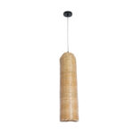 GLOBOSTAR® WAIKIKI 02349 Boho Κρεμαστό Φωτιστικό Οροφής με Ντουί 1 x E27 AC 220-240V IP20 - Μπεζ - Μ20 x Π20 x Υ80cm - Image 4
