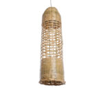 GLOBOSTAR® WAIKIKI 02350 Boho Κρεμαστό Φωτιστικό Οροφής με Ντουί 1 x E27 AC 220-240V IP20 - Μπεζ - Μ20 x Π20 x Υ80cm - Image 6