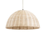 GLOBOSTAR® MONTANA 02378 Boho Κρεμαστό Φωτιστικό Οροφής με Ντουί 1 x E27 AC 220-240V IP20 - Μπεζ - Μ50 x Π50 x Υ25cm - Image 2