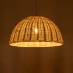 GLOBOSTAR® MONTANA 02378 Boho Κρεμαστό Φωτιστικό Οροφής με Ντουί 1 x E27 AC 220-240V IP20 - Μπεζ - Μ50 x Π50 x Υ25cm - Image 3