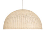GLOBOSTAR® MONTANA 02380 Boho Κρεμαστό Φωτιστικό Οροφής με Ντουί 1 x E27 AC 220-240V IP20 - Μπεζ - Μ120 x Π120 x Υ60cm - Image 5