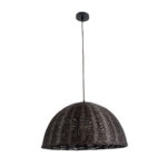 GLOBOSTAR® MONTANA 02381 Boho Κρεμαστό Φωτιστικό Οροφής με Ντουί 1 x E27 AC 220-240V IP20 - Καφέ - Μ50 x Π50 x Υ25cm - Image 4