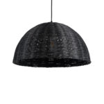 GLOBOSTAR® MONTANA 02383 Boho Κρεμαστό Φωτιστικό Οροφής με Ντουί 1 x E27 AC 220-240V IP20 - Μαύρο - Μ50 x Π50 x Υ25cm - Image 2