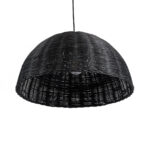 GLOBOSTAR® MONTANA 02383 Boho Κρεμαστό Φωτιστικό Οροφής με Ντουί 1 x E27 AC 220-240V IP20 - Μαύρο - Μ50 x Π50 x Υ25cm - Image 6