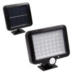 GLOBOSTAR® ZETA 71458 Προβολέας με Ανιχνευτή PIR / Αισθητήρα Κίνησης LED 10W 400lm 120° DC 5V με Φωτοβολταϊκό Panel 5V 1W & Επαναφορτιζόμενη Μπαταρία Li-ion 3.2V 2400mAh Αδιάβροχο IP65 Ψυχρό Λευκό 6000K - Sanan SMD Chip - Μαύρο - Μ15 x Π3.5 x Υ13cm - 2 Χρόνια Εγγύηση - Image 2