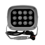 GLOBOSTAR® FLOOD-XENA 05021 Προβολέας Σποτ Wall Washer LED 24W 2400lm 10° AC 24V Αδιάβροχο IP65 RGB - Anthracite Grey - L13.5 x W11 x H15cm - 3 Years Warranty - Image 2
