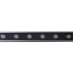 GLOBOSTAR® WASHER-MOZA 05107 Μπάρα Φωτισμού Wall Washer LED 24W 2400lm 10-30° DC 24V Αδιάβροχο IP66 RGB Dimmable - Γκρι Ανθρακί - Μ100 x Π4 x Υ5cm - 3 Χρόνια Εγγύηση - Image 5