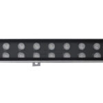 GLOBOSTAR® WASHER-MOZA 05112 Μπάρα Φωτισμού Wall Washer LED 48W 5760lm 10-30° DC 24V Αδιάβροχο IP66 Μπλε Dimmable - Γκρι Ανθρακί - Μ100 x Π6.5 x Υ6.6cm - 3 Χρόνια Εγγύηση - Image 5