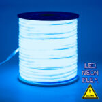 GLOBOSTAR® NEOTUBE 70585 Ταινία Neon Flex LED 12W/m 600lm/m 360° DC 24V Αδιάβροχο IP65 120 x SMD2835 Chip/m Μπλε Dimmable - Sanan SMD Chip - Μ100 x Π1.3 x Υ1.3cm - 3 Χρόνια Εγγύηση - Image 2