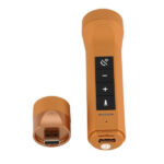 LED Φακός Επαναφορτιζόμενος 8W 800lm Χρυσός POWERBANK με Βάση Στήριξης Ποδηλάτου και Υποδοχές SD Card - USB με Ηχείο 3W Bluetooth GloboStar 06209 - Image 5