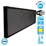 GLOBOSTAR® DISPLAY 90290 Κυλιόμενη Ψηφιακή Επιγραφή P10 Μονής Όψης LED AC 220-240V Αδιάβροχο IP65 Ψυχρό Λευκό 6000K - WiFi Control μέσω FK APP - Αισθητήρας Θερμοκρασίας & Υγρασίας - Μ264 x Π9 x Υ72cm - 2 Χρόνια Εγγύηση - Image 3