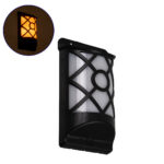 GLOBOSTAR® FLAMEART 71457 Διακοσμητικό Φωτιστικό Τοίχου LED 3W 90lm 120° DC 5V με Φωτοβολταϊκό Panel 5V 0.2W & Επαναφορτιζόμενη Μπαταρία Li-ion 3.2V 300mAh Αδιάβροχο IP65 Πορτοκαλί με Εφέ Φλόγας - Μ18 x Π10 x Υ5cm - 1 Χρόνο Εγγύηση - Image 2