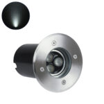 GloboStar® UNDERWATER-LUNTA 90402 Υποβρύχιο Χωνευτό Κινούμενο Φωτιστικό Σποτ Ειδικό για Σιντριβάνια LED 12W 1200lm 60° DC 24V Αδιάβροχο IP68 Φ12 x Υ13cm Ψυχρό Λευκό 6000K - Ανοξείδωτο Ατσάλι - 3 Years Warranty - Image 2