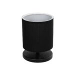 GLOBOSTAR® MINNIE 204-0063 Μοντέρνο Επιτραπέζιο Φωτιστικό Πορτατίφ με Ντουί 1 x E14 AC 220-240V IP20 - Μαύρο - Μ15 x Π15 x Υ21cm - Image 2