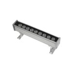 GLOBOSTAR® WASHERDAIA S-115502 Μπάρα Φωτισμού Wall Washer LED 9W 900lm 30° DC AC 220-240V Αδιάβροχο IP65 Ψυχρό Λευκό 6000K - Bridgelux SMD Chip - Ασημί - Μ26 x Π6 x Υ10.5cm - 3 Χρόνια Εγγύηση - Image 2