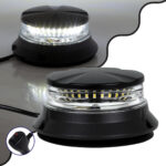 GloboStar® 85172 PRO Series Φάρος Σήμανσης Οχήματος Ασθενοφόρου για Αυτοκίνητα & Φορτηγά 6 Προγραμμάτων Φωτισμού STROBE LED SMD 3030 48W DC 10-30V Αδιάβροχος IP66 Ψυχρό Λευκό 6000K - Image 2