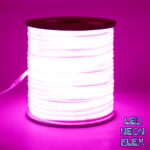 GLOBOSTAR® NEOTUBE 70597 Ταινία Neon Flex LED 12W/m 600lm/m 360° DC 220-240V Αδιάβροχο IP65 120 x SMD2835 Chip/m Ροζ Dimmable - Sanan SMD Chip - Μ100 x Π1.3 x Υ1.3cm - 3 Χρόνια Εγγύηση - Image 2