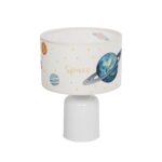 GLOBOSTAR® SATURN 204-0030 Παιδικό Επιτραπέζιο Φωτιστικό Πορτατίφ με Ντουί 1 x E27 AC 220-240V IP20 - Πολύχρωμο - Μ24 x Π24 x Υ32cm - Image 2