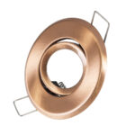 GLOBOSTAR® ORO 77805 Χωνευτή Κινούμενη Βάση για Σποτ MR11 με Ντουί GU10/GU5.3 IP20 - Χάλκινο - Μ7 x Π7 x Υ2.1cm / Q5.5cm - Image 2