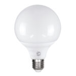 GLOBOSTAR® BUBBLE 60039 Λάμπα E27 G95 LED 15W 1500lm 260° AC 220-240V IP20 Ψυχρό Λευκό 6000K - Lumileds SMD Chip - Λευκό Γαλακτερό - Μ9.5 x Π9.5 x Υ14cm - 3 Χρόνια Εγγύηση - Image 2