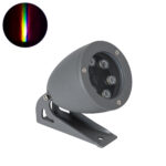 GLOBOSTAR® TREESPO 90471 Φωτιστικό Σποτ για Φυτά - Δέντρα LED 12W 1260lm 15° DC 24V Αδιάβροχο IP67 Πολύχρωμο RGBW Dimmable DMX512 - Bridgelux SMD Chip - Γκρι Ανθρακί - Μ9 x Π11 x Υ9cm - 3 Χρόνια Εγγύηση - Image 2