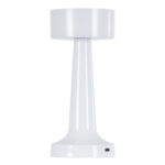 GloboStar® NANNA 76471 Επαναφορτιζόμενο Επιτραπέζιο Φωτιστικό Πορτατίφ LED 1.5W 105lm 120° DC 5V IP44 CCT Ultra Θερμό 1500K - Φυσικό Λευκό 4500K - Ψυχρό Λευκό 6000K Dimmable Λευκό Πλαστικό - Μ9 x Π9 x Υ21cm - 2 Χρόνια Εγγύηση - Image 2