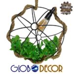 GLOBOSTAR® BRADLEY 10001329 Vintage Κρεμαστό Φωτιστικό Οροφής με Ντουί 1 x E27 AC 220-240V IP20 - Πολύχρωμο - Μ42 x Π42 x Υ42cm - Image 3