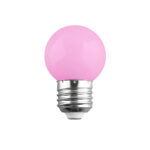 GloboStar® S-40009 Λάμπα LED E27 G45 Γλομπάκι 2W 120lm 260° AC 220-240V IP20 Φ4.5 x Υ6.9cm Ροζ - 2 Χρόνια Εγγύηση - Image 2