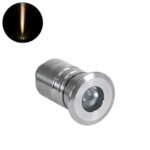 GLOBOSTAR® UNDERWATERDANI 90410 Υποβρύχιο Χωνευτό Σποτ για Σιντριβάνια/Πισίνες LED 1W 90lm 5° DC 24V Αδιάβροχο IP68 Θερμό Λευκό 2700K Dimmable - Bridgelux SMD Chip - Ανοξείδωτο Ατσάλι SS304 - Μ3 x Π3 x Υ5cm / Q2.5cm - 3 Χρόνια Εγγύηση - Image 2