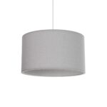 GLOBOSTAR® LOFTY 204-0093 Μοντέρνο Κρεμαστό Φωτιστικό Οροφής με Ντουί 1 x E27 AC 220-240V IP20 - Γκρι - Μ37 x Π37 x Υ21cm - Image 2