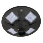 GLOBOSTAR® PARK 12112 Φωτιστικό Κεφαλής Post Top Πλατείας/Πάρκου/Κήπου με Ασύρματο IR Χειριστήριο LED 25W 2000lm 120° με Ενσωματωμένο Φωτοβολταϊκό Panel 6V 20W & Επαναφορτιζόμενη Μπαταρία Li-ion 3.2V 24000mAh με Αισθητήρα Κίνησης-Ημέρας-Νύχτας Αδιάβροχο IP65 Ψυχρό Λευκό 6000K - Γκρι Ανθρακί - Μ50 x Π50 x Υ19cm - 2 Χρόνια Εγγύηση - Image 2