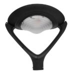 GLOBOSTAR® SQUARE 12117 Φωτιστικό Στύλου/Κολώνας Πλατείας/Πάρκου με Ασύρματο Χειριστήριο LED 25W 2500lm 120° Ενσωματωμένο Φωτοβολταϊκό Panel 5V 12W & Επαναφορτιζόμενη Μπαταρία Li-ion 3.2V 24000mAh με Αισθητήρα Κίνησης-Ημέρας-Νύχτας Αδιάβροχο IP65 Ψυχρό Λευκό 6000K - Γκρι Ανθρακί - Μ60 x Π47 x Υ48cm - 2 Χρόνια Εγγύηση - Image 4