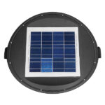 GLOBOSTAR® SQUARE 12117 Φωτιστικό Στύλου/Κολώνας Πλατείας/Πάρκου με Ασύρματο Χειριστήριο LED 25W 2500lm 120° Ενσωματωμένο Φωτοβολταϊκό Panel 5V 12W & Επαναφορτιζόμενη Μπαταρία Li-ion 3.2V 24000mAh με Αισθητήρα Κίνησης-Ημέρας-Νύχτας Αδιάβροχο IP65 Ψυχρό Λευκό 6000K - Γκρι Ανθρακί - Μ60 x Π47 x Υ48cm - 2 Χρόνια Εγγύηση - Image 6