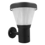 GLOBOSTAR® SOLARTIS 12126 Μοντέρνο Φωτιστικό Τοίχου - Απλίκα LED 10W 1000lm 180° με Ενσωματωμένο Φωτοβολταϊκό Panel 6V 5W & Επαναφορτιζόμενη Μπαταρία Li-ion 3.2V 6000mAh με Αισθητήρα Ημέρας-Νύχτας Αδιάβροχο IP65 Ψυχρό Λευκό 6000K - Γκρι Ανθρακί - Μ24 x Π32 x Υ28cm - 2 Χρόνια Εγγύηση - Image 2