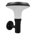 GLOBOSTAR® SOLARTIS 12129 Μοντέρνο Φωτιστικό Τοίχου - Απλίκα LED 10W 1000lm 180° με Ενσωματωμένο Φωτοβολταϊκό Panel 6V 5W & Επαναφορτιζόμενη Μπαταρία Li-ion 3.2V 6000mAh με Αισθητήρα Ημέρας-Νύχτας Αδιάβροχο IP65 Ψυχρό Λευκό 6000K - Γκρι Ανθρακί - Μ26 x Π33 x Υ28cm - 2 Χρόνια Εγγύηση - Image 2